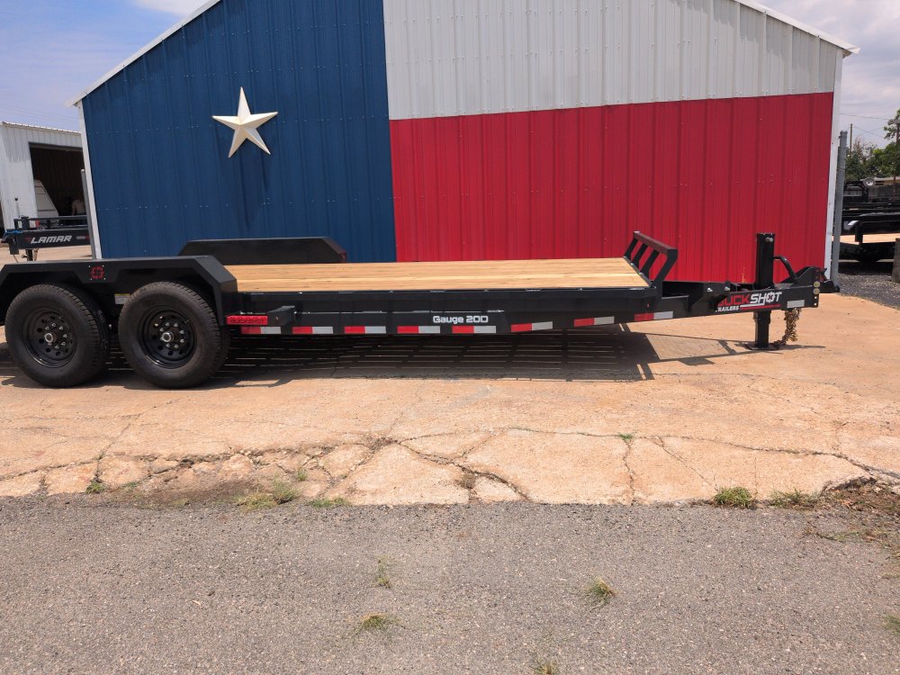 2026 Buckshot 83x20 7K Equipment Hauler DOVETAIL Slide in Ramps w/ Spare tire