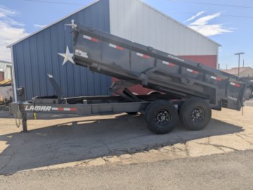 2026 Lamar Trailers 83x14 14K 24" sides Dump Trailer W/ SPARE