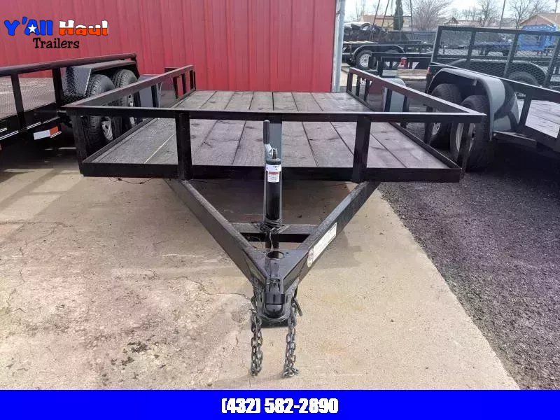 2026 C&M 76x10 Single Utility Trailer