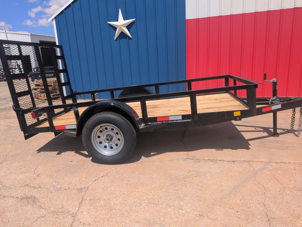 2026 C&M 5x10 Single 4'Gate Utility Trailer