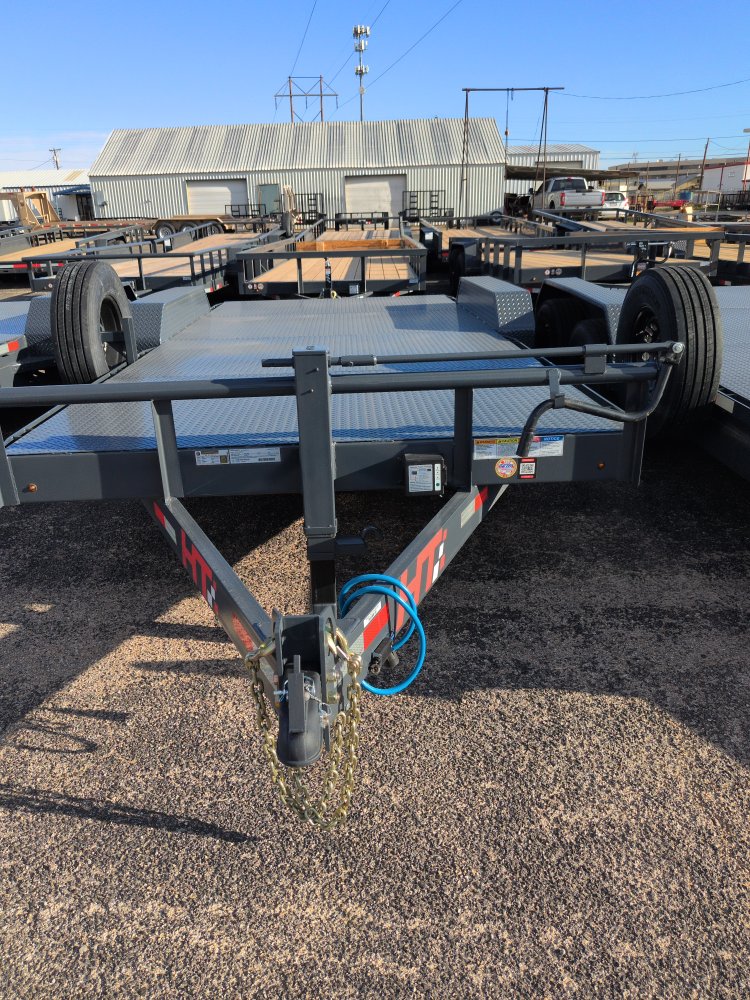 2026 HT Trailers, 83 X 16 Equipment Hauler 8 K Axles Steel Floor Gray