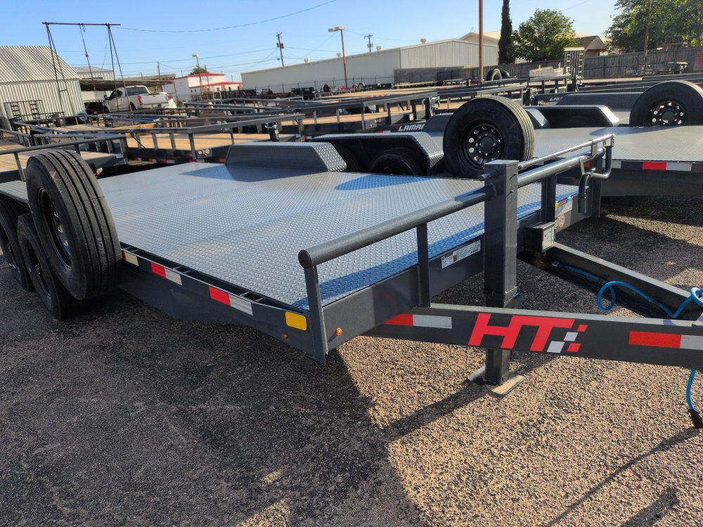 2026 HT Trailers, 83 X 16 Equipment Hauler 8 K Axles Steel Floor Gray