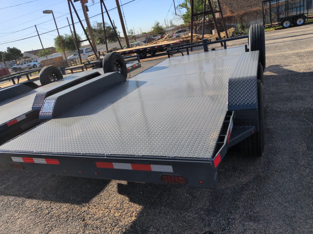 2026 HT Trailers, 83 X 16 Equipment Hauler 8 K Axles Steel Floor Gray