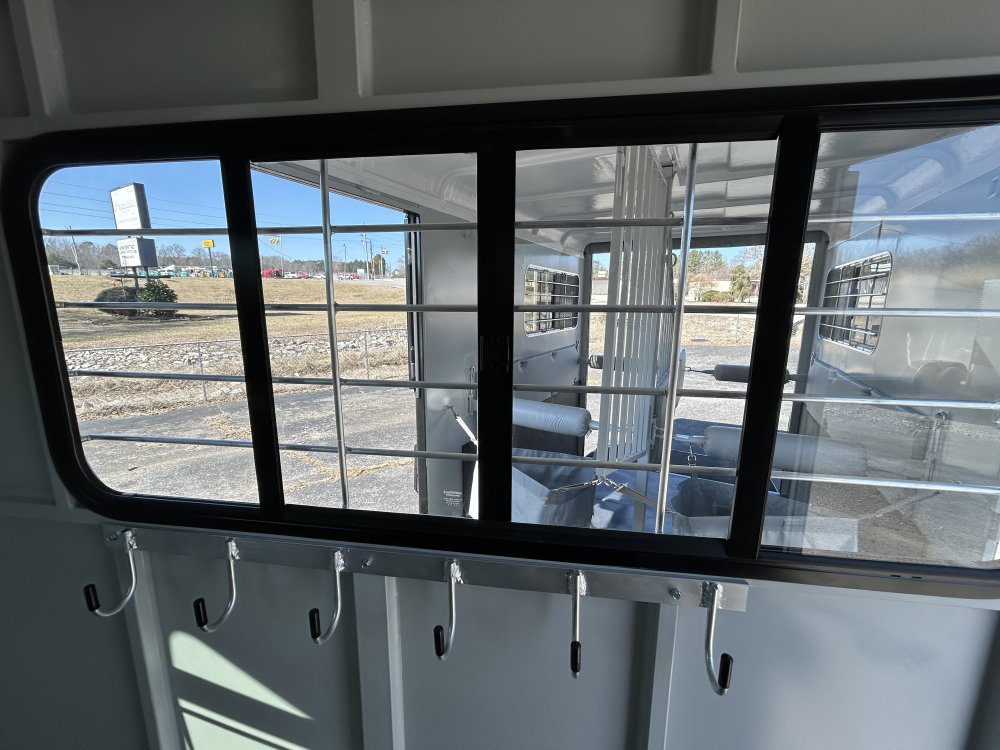 New 2026 Hawk Trailers 2 Horse w/Dress & Side Ramp 7'8" Tall