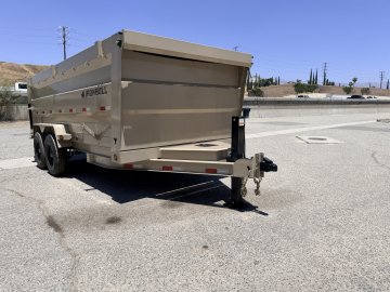 7x16 Iron Bull DTB14 Fully Loaded Dump Trailer | 48" High Sides | 14,999 LB GVWR