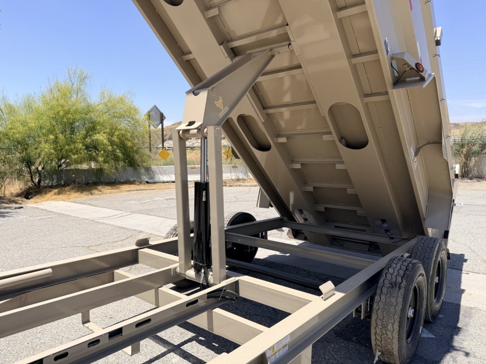 7x16 Iron Bull DTB14 Fully Loaded Dump Trailer | 48" High Sides | 14,999 LB GVWR
