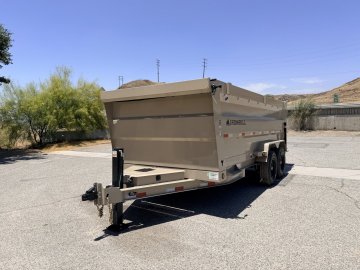7x16 Iron Bull DTB14 Fully Loaded Dump Trailer | 48" High Sides | 14,999 LB GVWR