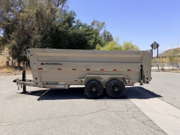 7x16 Iron Bull DTB14 Fully Loaded Dump Trailer | 48" High Sides | 14,999 LB GVWR