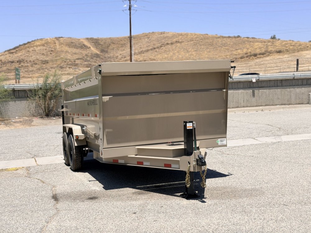 7x16 Iron Bull DTB14 Fully Loaded Dump Trailer | 48" High Sides | 14,999 LB GVWR
