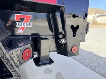 Iron Bull DTB83x12 Dump Trailer - Dual 7K Axles, Hydraulic Jack & Tarp