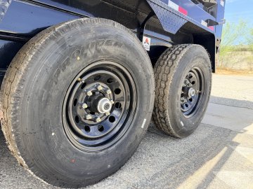 Iron Bull DTB83x12 Dump Trailer - Dual 7K Axles, Hydraulic Jack & Tarp