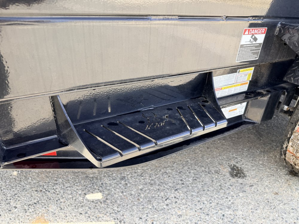 Iron Bull DTB83x12 Dump Trailer - Dual 7K Axles, Hydraulic Jack & Tarp