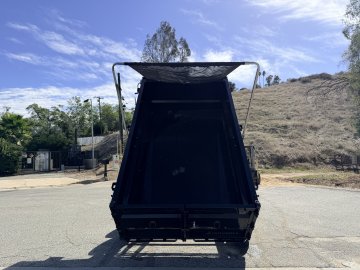 IronBull DTB83x12 Dump Trailer - Dual 7K Axles, 36" Sides, Hydraulic Jack & Tarp