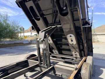 IronBull DTB83x12 Dump Trailer - Dual 7K Axles, 36" Sides, Hydraulic Jack & Tarp