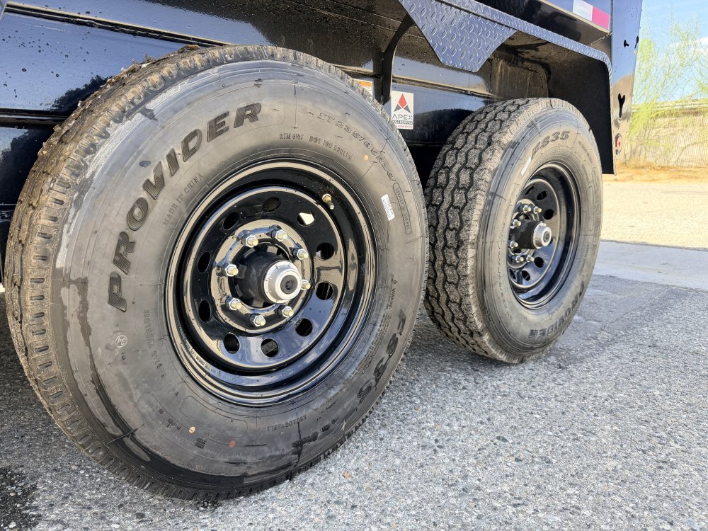 IronBull DTB83x12 Dump Trailer - Dual 7K Axles, 36" Sides, Hydraulic Jack & Tarp