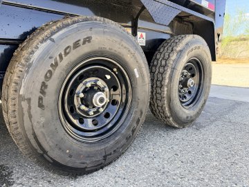 IronBull DTB83x12 Dump Trailer - Dual 7K Axles, 36" Sides, Hydraulic Jack & Tarp