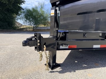 IronBull DTB83x12 Dump Trailer - Dual 7K Axles, 36" Sides, Hydraulic Jack & Tarp