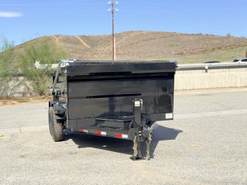 IronBull DTB83x12 Dump Trailer - Dual 7K Axles, 36" Sides, Hydraulic Jack & Tarp