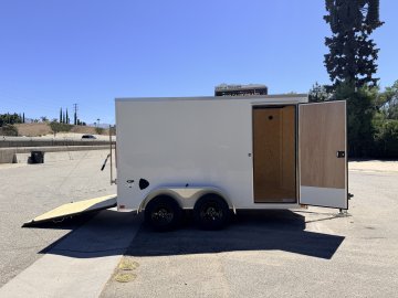6x12 LOOK ST DLX Tandem Axle Enclosed Cargo Trailer | 16" OC Walls | Ramp Door | 7,000 LB GVWR