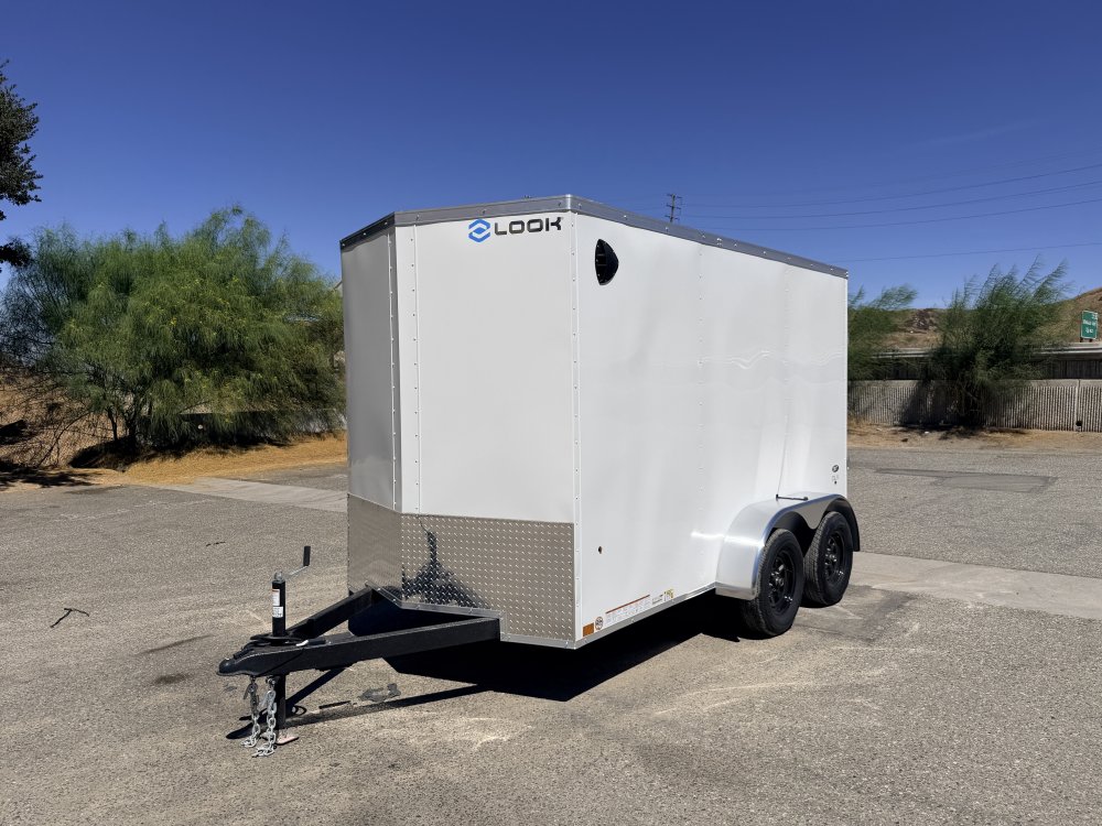 6x12 LOOK ST DLX Tandem Axle Enclosed Cargo Trailer | 16" OC Walls | Ramp Door | 7,000 LB GVWR