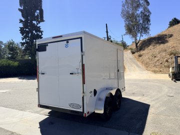 6x12 LOOK ST DLX Tandem Axle Enclosed Cargo Trailer | 16" OC Walls | Ramp Door | 7,000 LB GVWR