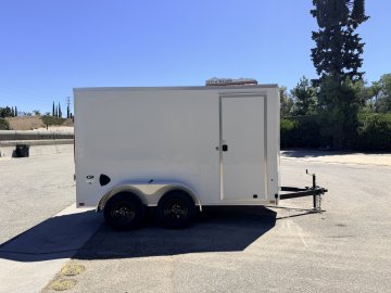 6x12 LOOK ST DLX Tandem Axle Enclosed Cargo Trailer | 16" OC Walls | Ramp Door | 7,000 LB GVWR