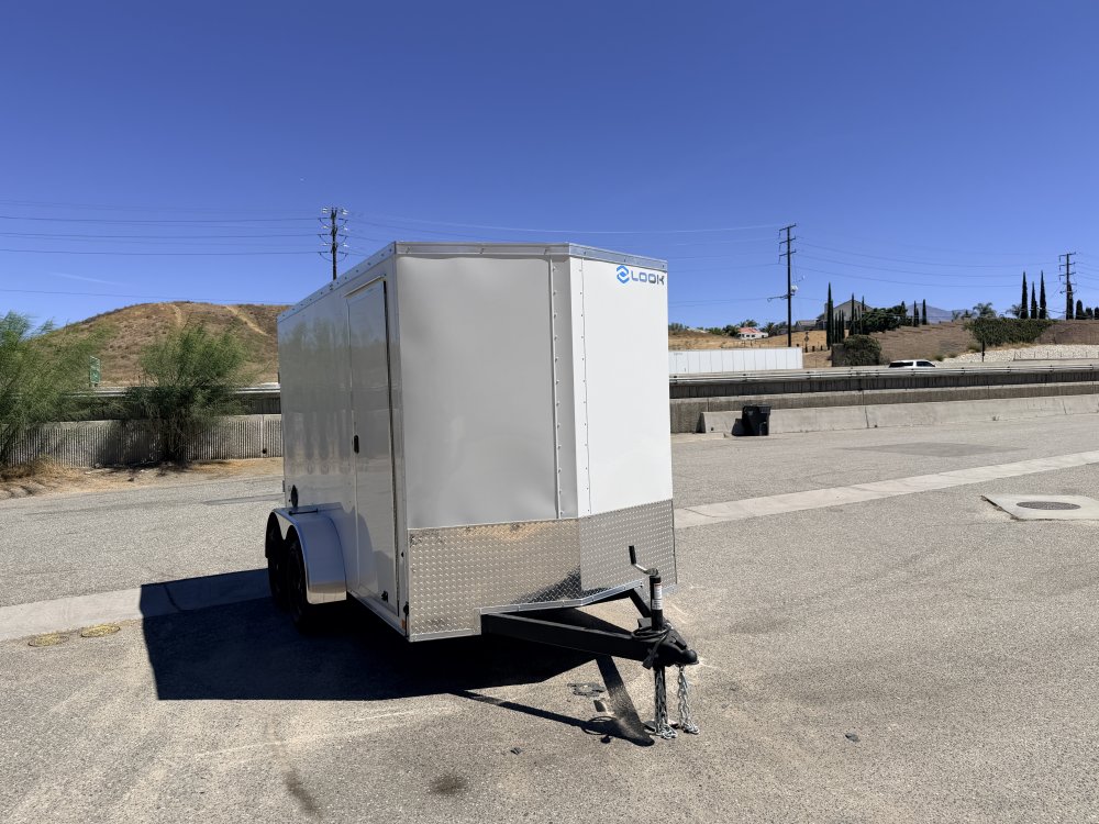6x12 LOOK ST DLX Tandem Axle Enclosed Cargo Trailer | 16" OC Walls | Ramp Door | 7,000 LB GVWR