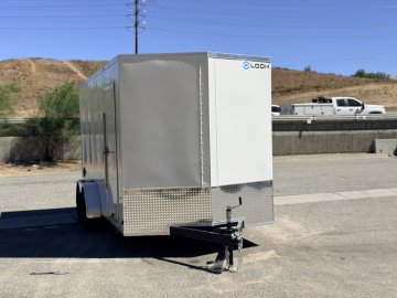 LOOK ST DLX 7x16 Enclosed Cargo Trailer | 7K GVWR | Side Door | Ramp Door