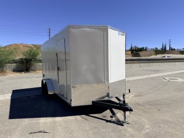 LOOK ST DLX 7x16 Enclosed Cargo Trailer | 7K GVWR | Side Door | Ramp Door
