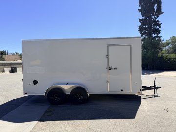 LOOK ST DLX 7x16 Enclosed Cargo Trailer | 7K GVWR | Side Door | Ramp Door