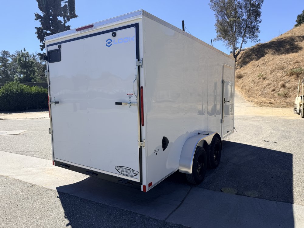 LOOK ST DLX 7x16 Enclosed Cargo Trailer | 7K GVWR | Side Door | Ramp Door