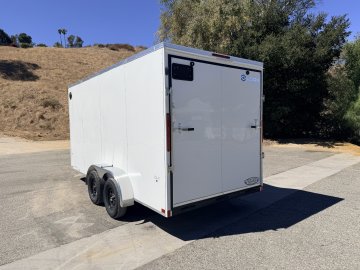 LOOK ST DLX 7x16 Enclosed Cargo Trailer | 7K GVWR | Side Door | Ramp Door