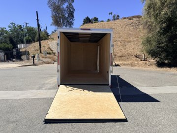 LOOK ST DLX 7x16 Enclosed Cargo Trailer | 7K GVWR | Side Door | Ramp Door