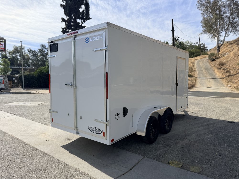 7x16 LOOK ST DLX Enclosed Cargo Trailer | Double Rear Cargo Doors | 7,000 LB GVWR