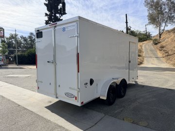 7x16 LOOK ST DLX Enclosed Cargo Trailer | Double Rear Cargo Doors | 7,000 LB GVWR