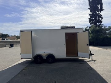 7x16 LOOK ST DLX Enclosed Cargo Trailer | Double Rear Cargo Doors | 7,000 LB GVWR