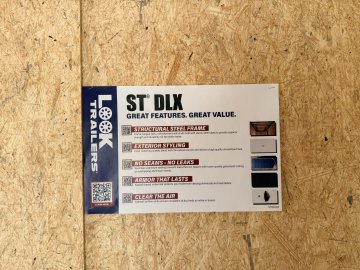 LOOK ST DLX 8.5x24 Enclosed Car Hauler | 10K GVWR | 16" OC Walls | 7' Interior
