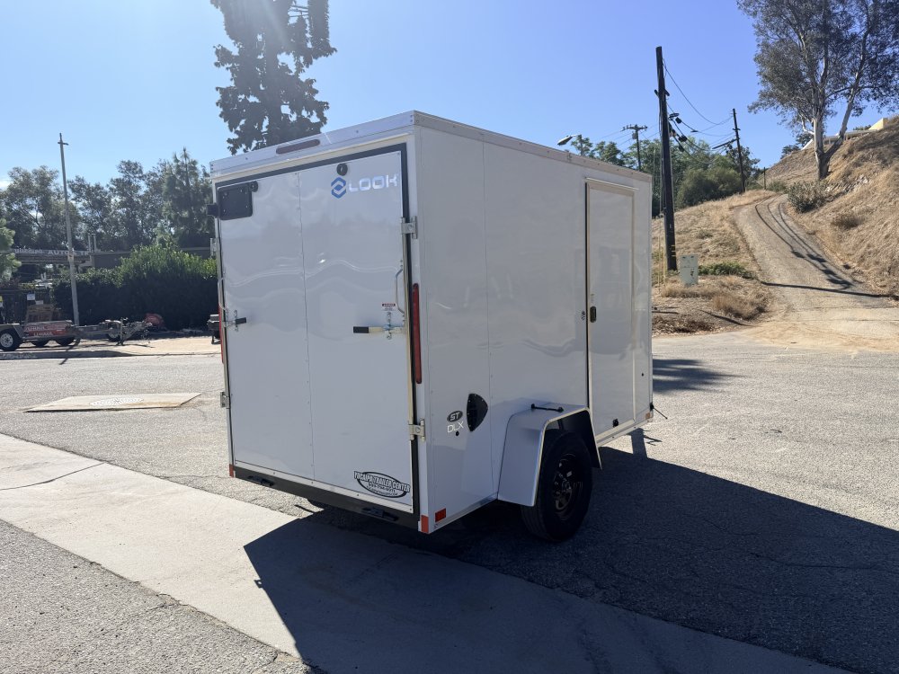 6x10 LOOK Enclosed Cargo Trailer for Sale | ST DLX 2990 GVWR | Ramp Door | Side Door
