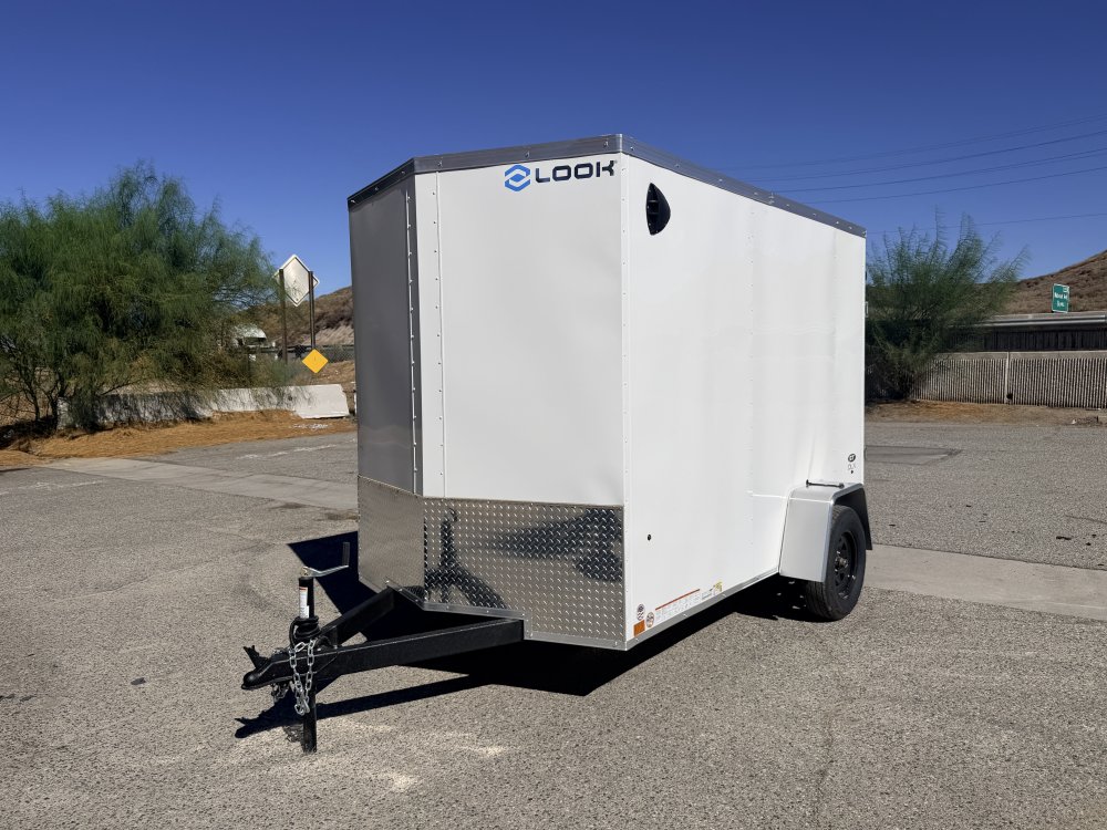 6x10 LOOK Enclosed Cargo Trailer for Sale | ST DLX 2990 GVWR | Ramp Door | Side Door