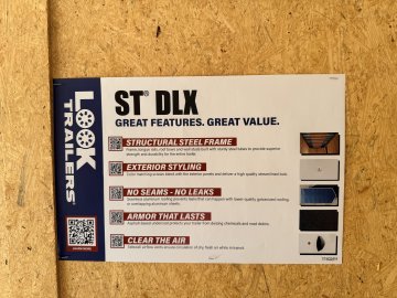 6x10 LOOK Enclosed Cargo Trailer for Sale | ST DLX 2990 GVWR | Ramp Door | Side Door