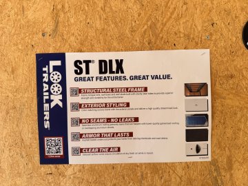 6x12 LOOK ST DLX Tandem Axle Enclosed Cargo Trailer | Double Cargo Doors | 7,000 LB GVWR