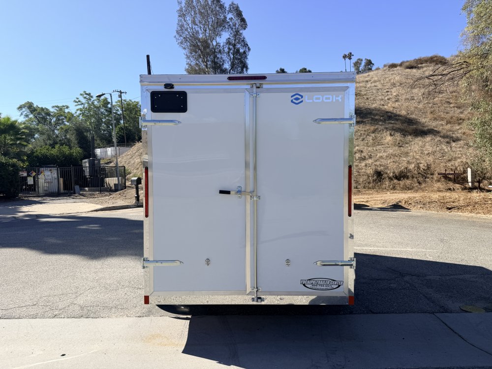 7x14 LOOK ST DLX Tandem Axle Enclosed Cargo Trailer | Cargo Doors | Side Door | 7,000 LB GVWR