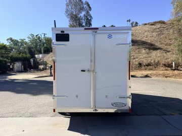 7x14 LOOK ST DLX Tandem Axle Enclosed Cargo Trailer | Cargo Doors | Side Door | 7,000 LB GVWR