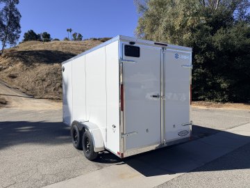 7x14 LOOK ST DLX Tandem Axle Enclosed Cargo Trailer | Cargo Doors | Side Door | 7,000 LB GVWR