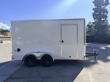 7x14 LOOK ST DLX Tandem Axle Enclosed Cargo Trailer | Cargo Doors | Side Door | 7,000 LB GVWR
