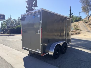 6x12 LOOK ST DLX Tandem Axle Enclosed Cargo Trailer | 16" OC Walls | Ramp Door | 7,000 LB GVWR