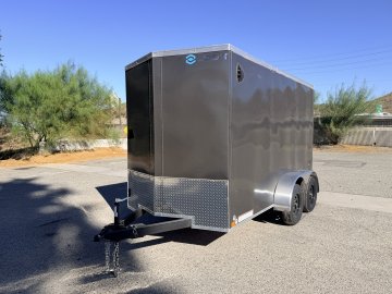 6x12 LOOK ST DLX Tandem Axle Enclosed Cargo Trailer | 16" OC Walls | Ramp Door | 7,000 LB GVWR
