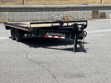 102x16 IronBull Deckover Equipment Trailer | 14,000 LB GVWR | 10" I-Beam Frame | 8' Slide-In Ramps