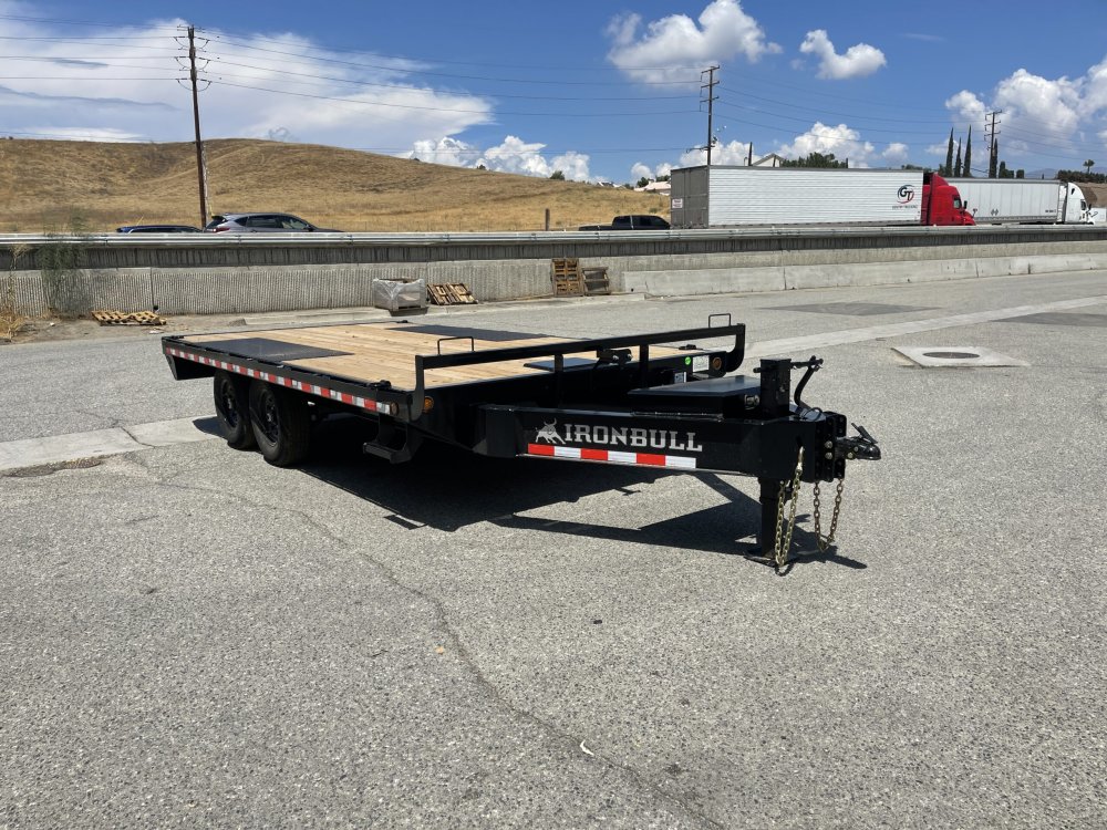 102x16 IronBull Deckover Equipment Trailer | 14,000 LB GVWR | 10" I-Beam Frame | 8' Slide-In Ramps
