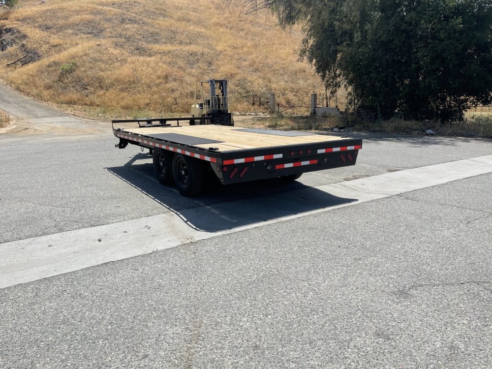 102x16 IronBull Deckover Equipment Trailer | 14,000 LB GVWR | 10" I-Beam Frame | 8' Slide-In Ramps